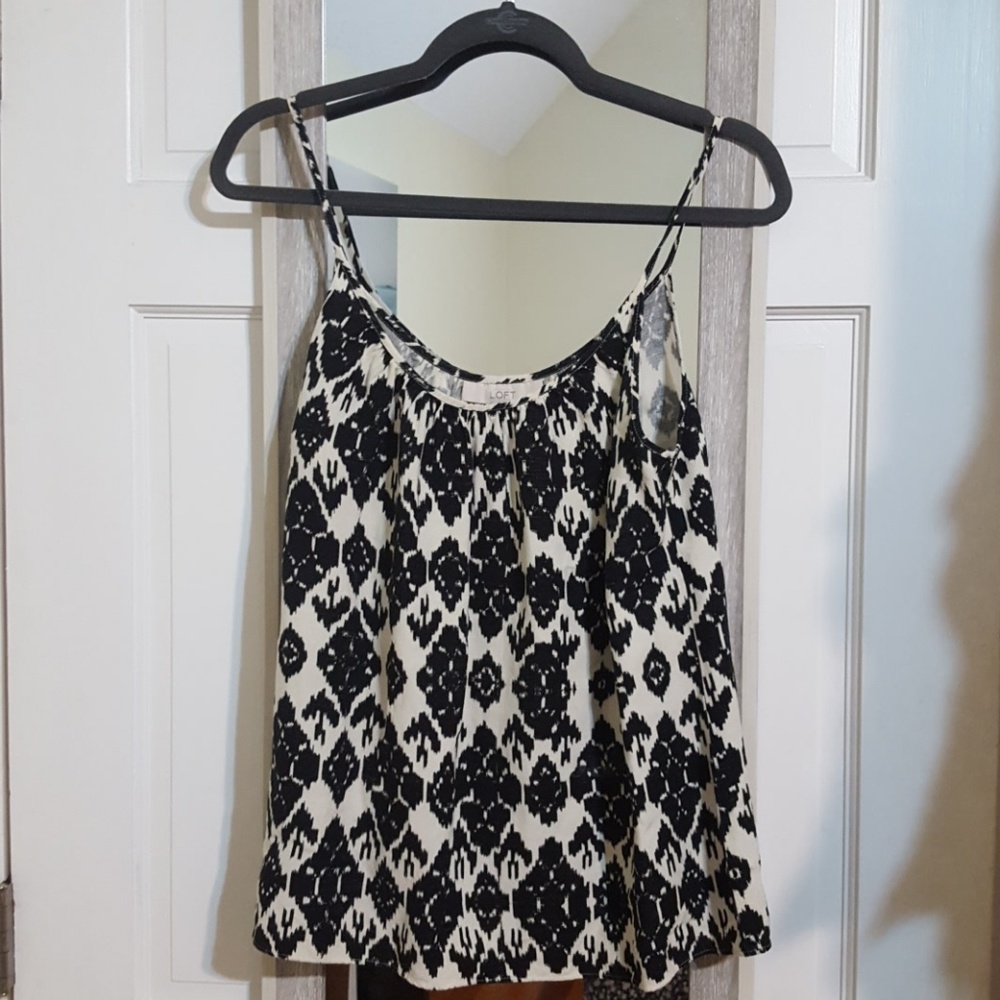 Black and creme tank from Loft